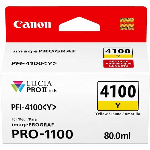 Cartouche d'encre jet d'encre d'origine Canon Lucia PRO II PFI-4100 -