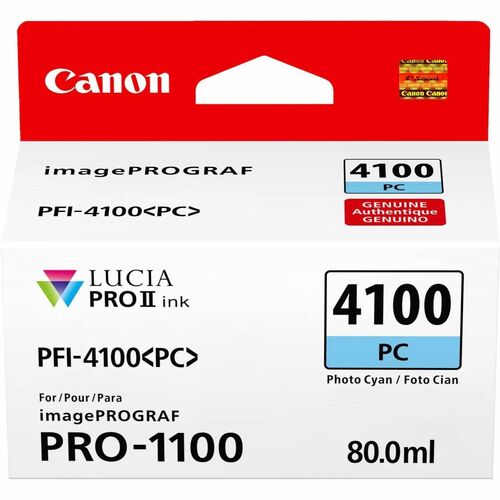 Cartouche d'encre jet d'encre d'origine Canon Lucia PRO II PFI-4100 -