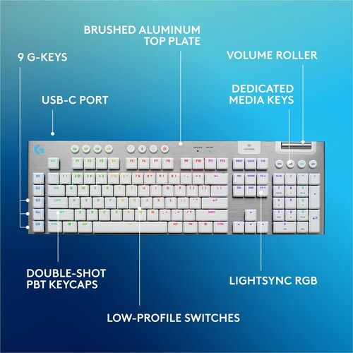 LOGITECH G915X TACTILE BLANC MULTI 4