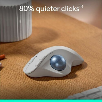 LOGITECH ERGO M575 S BLANCO ROJO