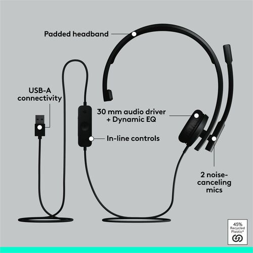 Logitech H570E Headset