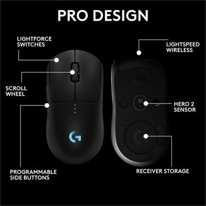 LOGITECH PRO 2 LIGHTSPEED NEGRO