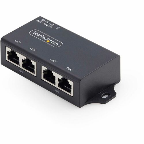 INYECTOR POE++ DE 2 PUERTOS DE 30 W - 802.3AF/AT 10 M/100 M/1000 M