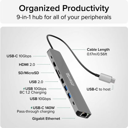 Plugable 9 en 1 USB
