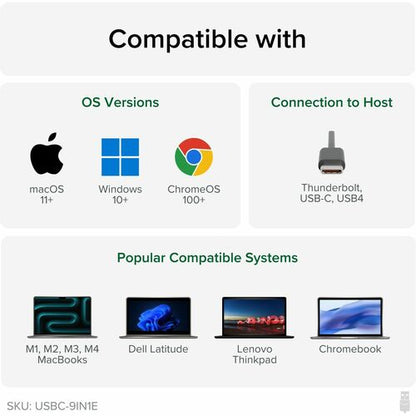 Plugable 9 en 1 USB