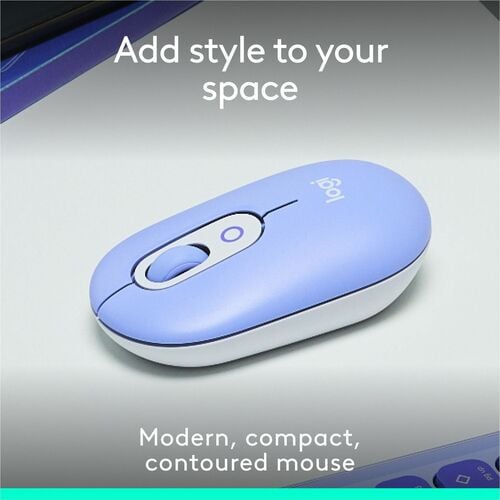 LOGITECH POP MOUSE LILAC MULTI 10