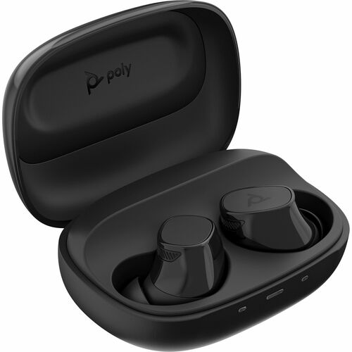 Écouteurs Poly Voyager Free 20 gris + étui de chargement de base