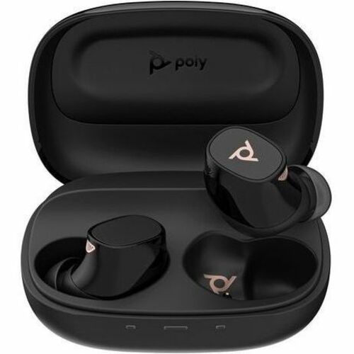 Écouteurs Poly Voyager Free 20 noirs + étui de chargement de base
