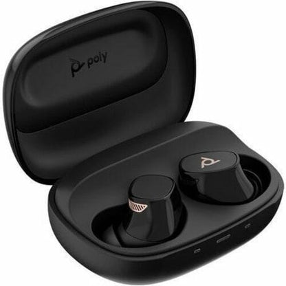 Auriculares Poly Voyager Free 20 negros + estuche de carga básico