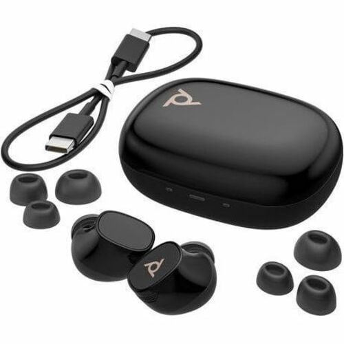 Auriculares Poly Voyager Free 20 negros + estuche de carga básico