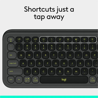 CLAVIER LOGITECH POP ICON KEYS GRAPHITE-LIME MULTI 4