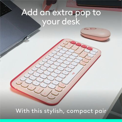 LOGITECH POP ICON COMBO ROSE COMBO MULTI 4