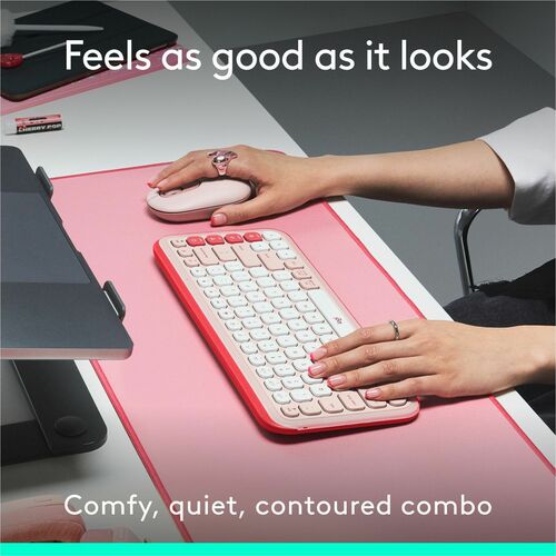 LOGITECH POP ICON COMBO ROSE COMBO MULTI 4
