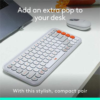 Clavier et souris Logitech POP Icon Combo - Clavier sans fil Bluetooth 5.1
