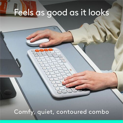 Clavier et souris Logitech POP Icon Combo - Clavier sans fil Bluetooth 5.1