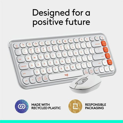 Clavier et souris Logitech POP Icon Combo - Clavier sans fil Bluetooth 5.1