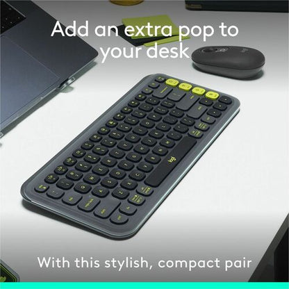 Clavier et souris Logitech POP Icon Combo - Clavier sans fil Bluetooth 5.1
