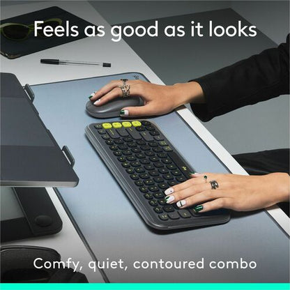 Clavier et souris Logitech POP Icon Combo - Clavier sans fil Bluetooth 5.1