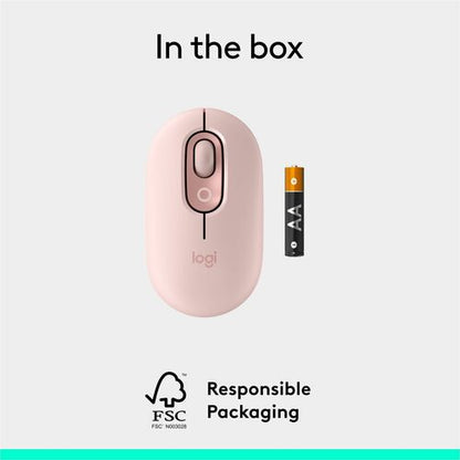 SOURIS LOGITECH POP ROSE MULTI 10