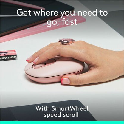 SOURIS LOGITECH POP ROSE MULTI 10