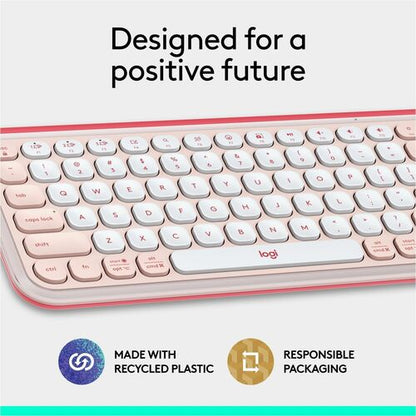 CLAVIER LOGITECH POP ICON KEYS ROSE MULTI 4