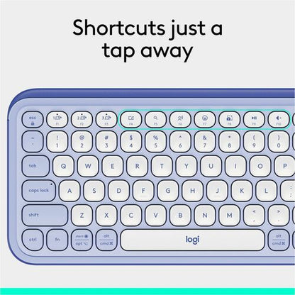 CLAVIER LOGITECH POP ICON KEYS LILAS MULTI 4