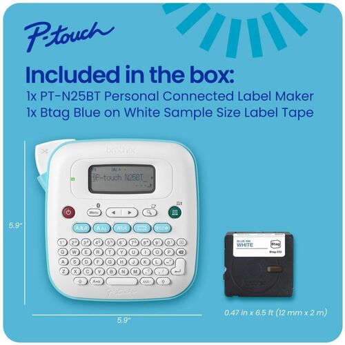 P-TOUCH PT-N25BT PERSONAL . CONNECTED LABEL MAKER