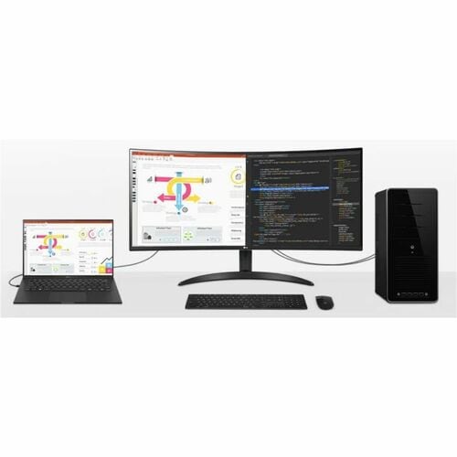 34IN 34WR50QK-B 3440X1440 VA ULTRAWIDE CURVED MONITOR HDR10