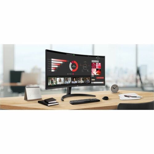 34IN 34WR50QK-B 3440X1440 VA ULTRAWIDE CURVED MONITOR HDR10