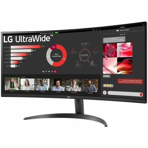 34IN 34WR50QK-B 3440X1440 VA ULTRAWIDE CURVED MONITOR HDR10