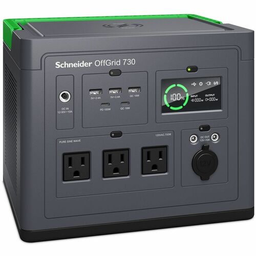 Centrale électrique portable hors réseau APC by Schneider Electric SCHNEIDER 730 700 W 120 V