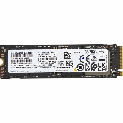 Unidad SSD PCIE NVME de 512 GB