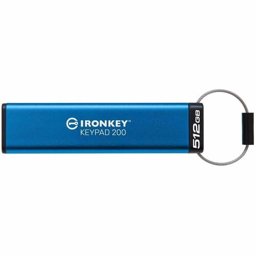 512GB IRONKEY KEYPAD 200 FIPS 140-3 LVL 3 PENDING AES-256