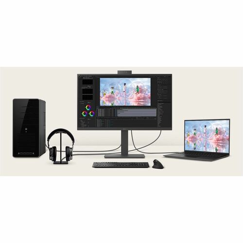 27IN LCD 1920X1080 IPS MNTR HDMI DP USB-C CHAIN SPK KVM RJ45