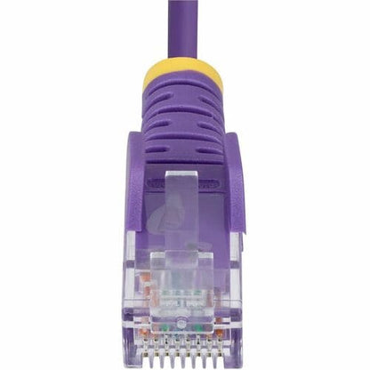Cable Ethernet Cat6 delgado de StarTech.com, morado, de 15,2 m, RJ45 delgado sin enganches, UTP, LSZH