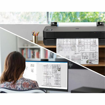 HP Designjet T250 A1 Inkjet Large Format Printer - Includes