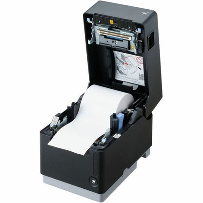 Etiqueta multiusos Star Micronics - 101 mm (3 3 1/32") de diámetro - Azul - Liner-f
