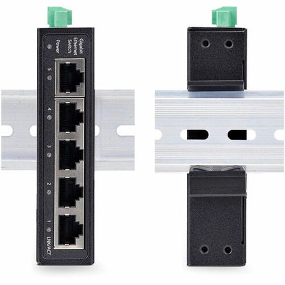 Switch no administrado de 5 puertos TAA - 10/100/1000 MBPS sin ventilador IP30