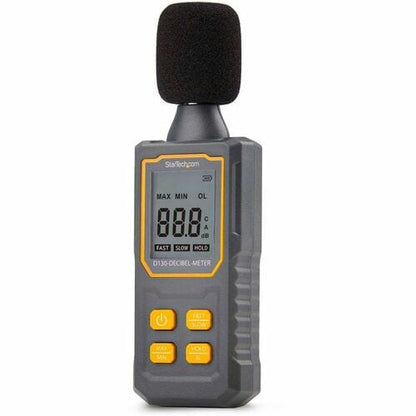 Medidor de sonido digital portátil StarTech.com con pantalla LCD grande y lectura de nivel de ruido/decibeles