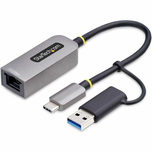 Adaptador USB-C a Ethernet de 2,5 GbE con convertidor USB-A de StarTech.com