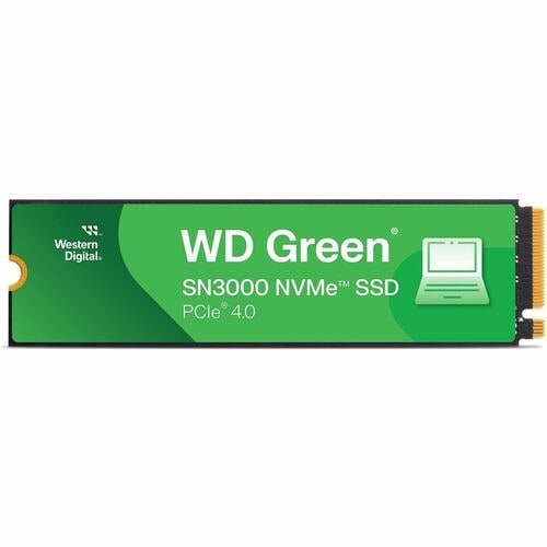 500GB PCIE NVME POLARIS3 M.2 WD GREEN SN3000 MULTI 10