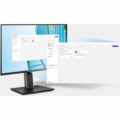 Moniteur ergonomique IPS 1440p avec station d'accueil 100 W USB-C RJ45 en guirlande