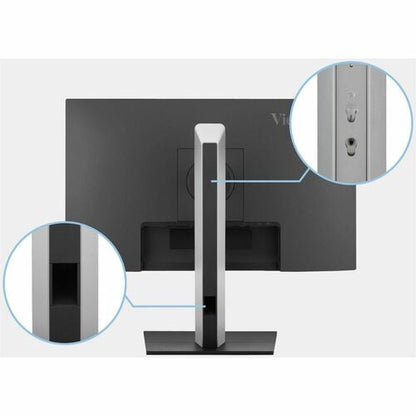 Moniteur ergonomique IPS 1440p avec station d'accueil 100 W USB-C RJ45 en guirlande