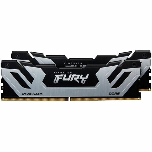 Kit de 2 mémoires DDR5 CL40 48 Go 8 400 MT/S CUDIMM Fury Renegade Silver XMP
