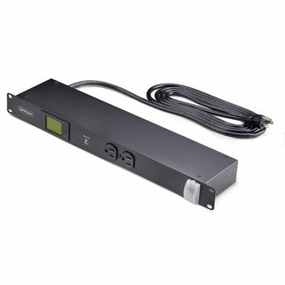 StarTech.com PDU 12 prises à montage en rack horizontal avec compteur, alimentation serveur 1U
