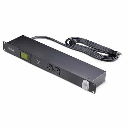 StarTech.com PDU 12 prises à montage en rack horizontal avec compteur, alimentation serveur 1U