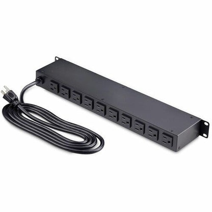 StarTech.com PDU 12 prises à montage en rack horizontal avec compteur, alimentation serveur 1U