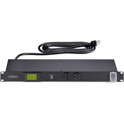 StarTech.com PDU 12 prises à montage en rack horizontal avec compteur, alimentation serveur 1U