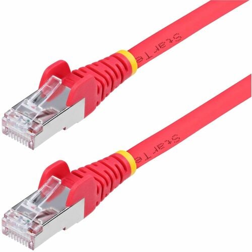StarTech.com 10ft Red CAT6a Ethernet Cable, Snagless RJ45, 10G, 100W PoE, S/FTP,