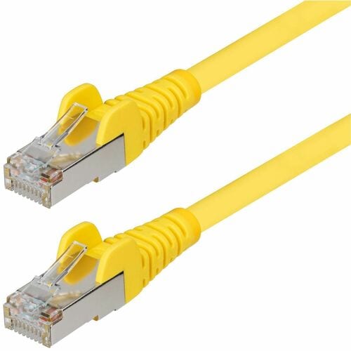 StarTech.com 10ft Yellow CAT6a Ethernet Cable, Snagless RJ45, 10G, 100W PoE, S/F